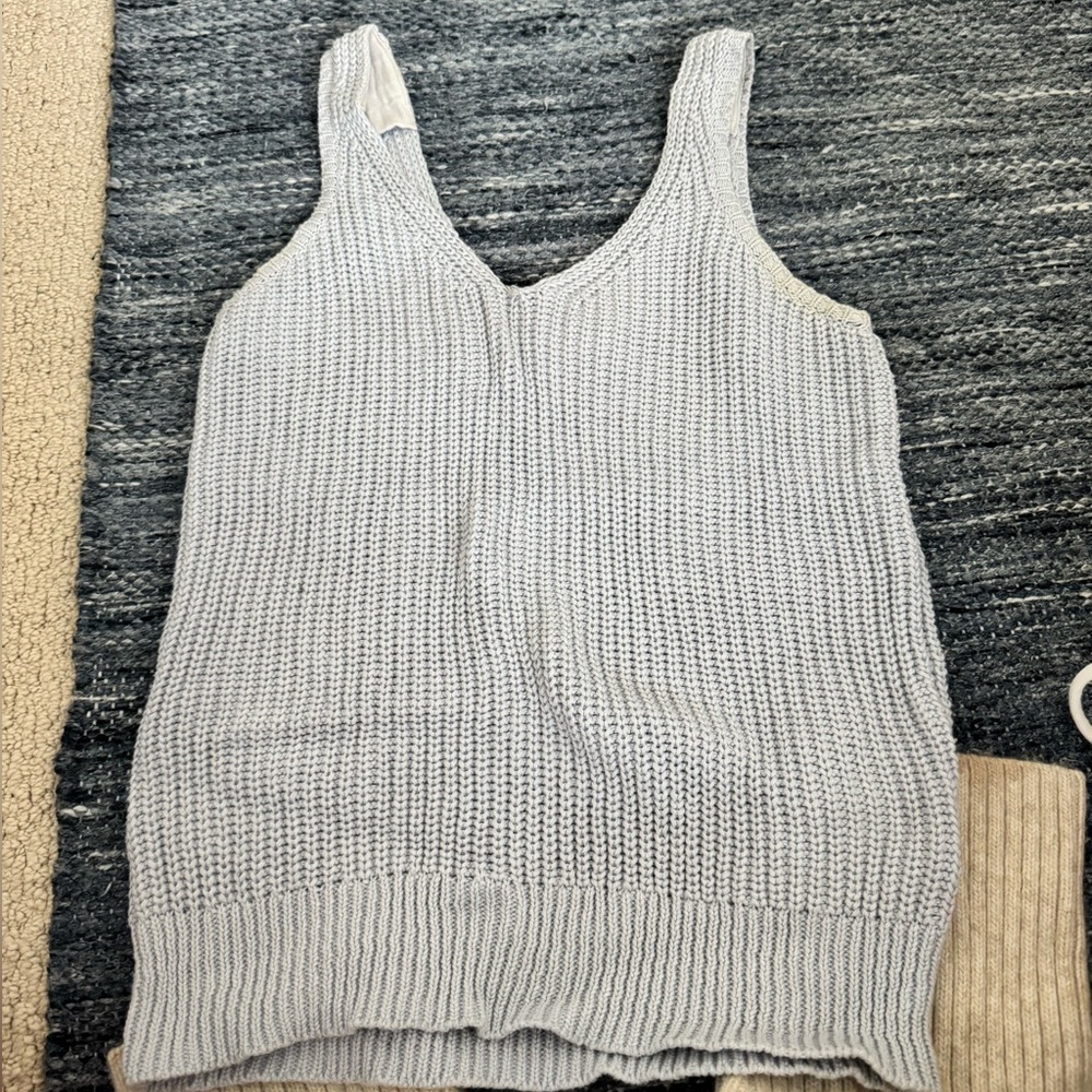 John and Jenn by Line Pete Tank in Light Blue